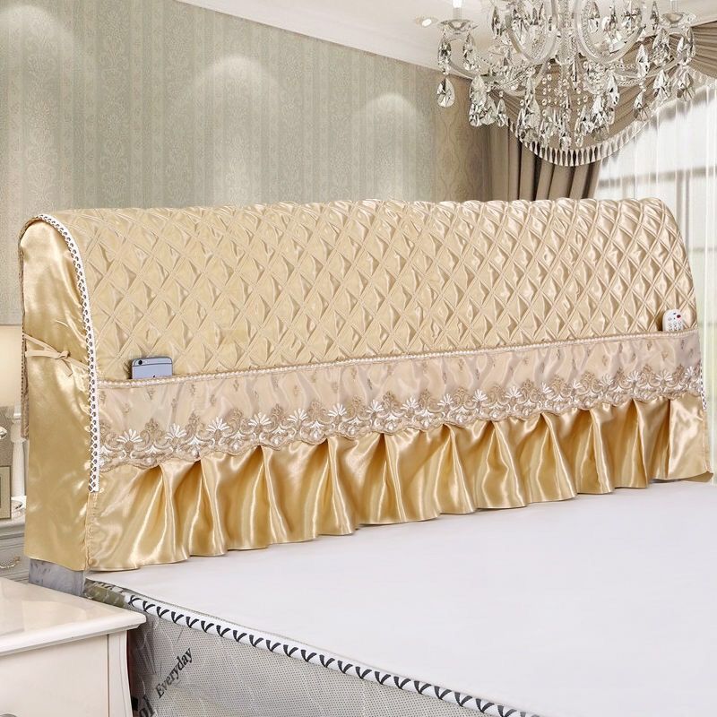 欧式实木床头床头套罩床头套保护套软包全包床头夹棉加厚全包床头罩
