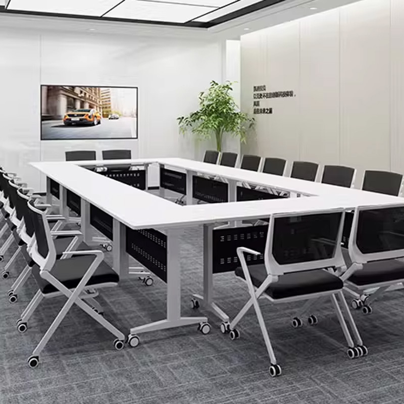 鑫金虎办公桌折叠培训桌会议桌长条桌H8 1400*500*750mm高清大图