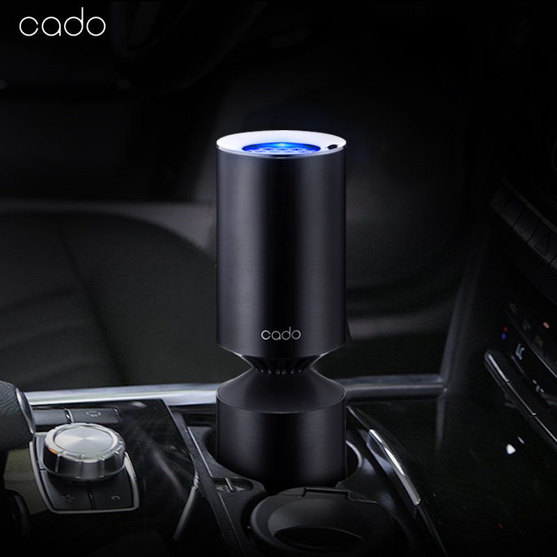 日本品牌cadoMP-C20U车载空气净化器汽车负离子USB氧吧车用除甲醛异味PM2.5黑色