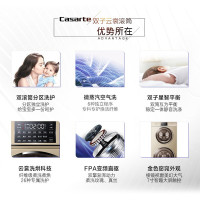 Casarte卡萨帝双子洗衣机滚筒洗烘一体机全自动烘干机12公斤大容量直驱变频空气洗干衣机超薄 C8 HU12G3