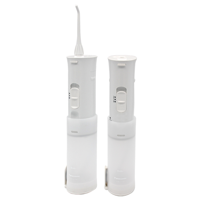 松下电动冲牙器家用便携式水牙线牙缝口腔清洁洗牙器机 白色+备用喷头
