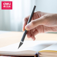 得力deli2102雕刻刀手工剪纸工具套装学生手账橡皮美术模型刻刀纸雕笔刀金属杆美工刀30