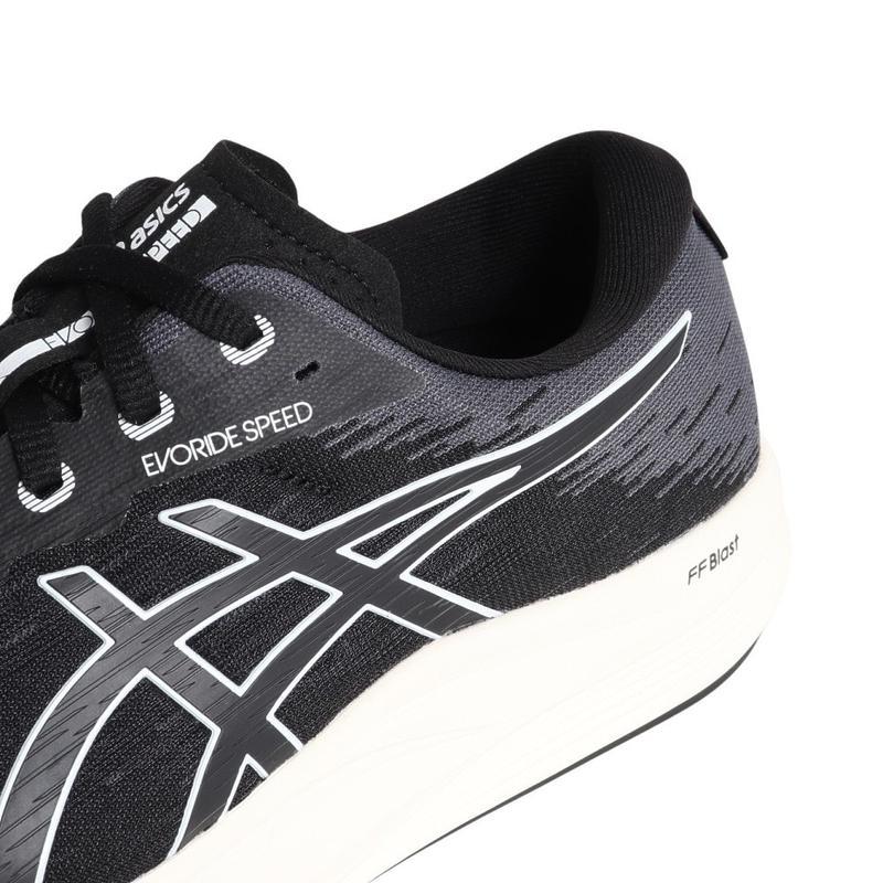 亚瑟士(ASICS)男士跑步鞋轻量缓震训练鞋户外竞速鞋EVA中底宽版黑