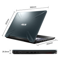 华硕（ASUS）飞行堡垒FX95（九代酷睿i7 8G 1TB+512GB GTX1650/4G独显 120Hz 金属灰）定制版 15.6英寸发烧轻薄电竞屏专业游戏本笔记本电脑