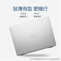 戴尔/DELL灵越14 5493-R1725S 十代酷睿新品 14英寸轻薄本窄边框笔记本电脑（I7-1065G7 8GB 256GB PCIe MX230 2G独显）银色