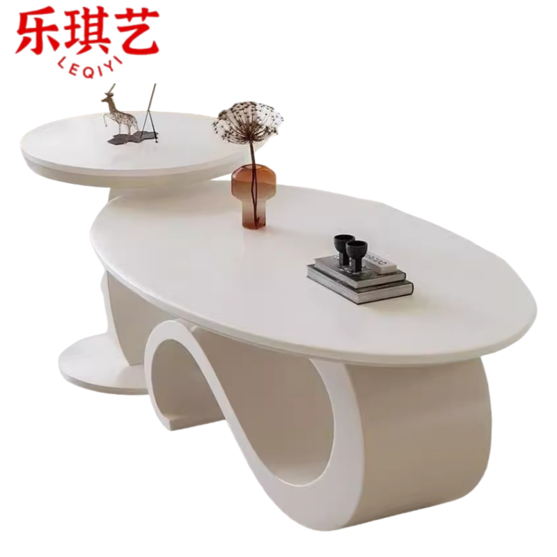 乐琪艺茶几组合45*140*80cm张高清大图