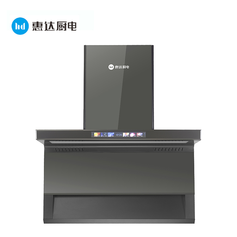 惠达厨卫电器智能厨房电器大力吸引油油烟机9075视频