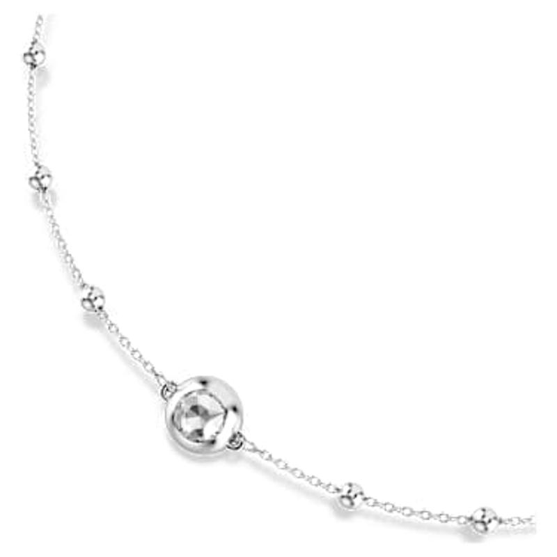 Swarovski可调节滑动链项链多面闪耀设计优雅女式饰品高清大图