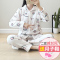 迪鲁奥(DILUAO)秋冬季月子服保暖加绒法兰绒孕妇睡衣珊瑚绒产后哺乳喂奶套装