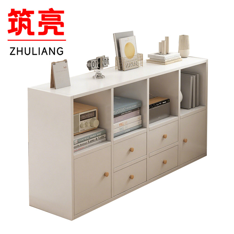 筑亮 置物柜 120*29*60cm白色 台高清大图