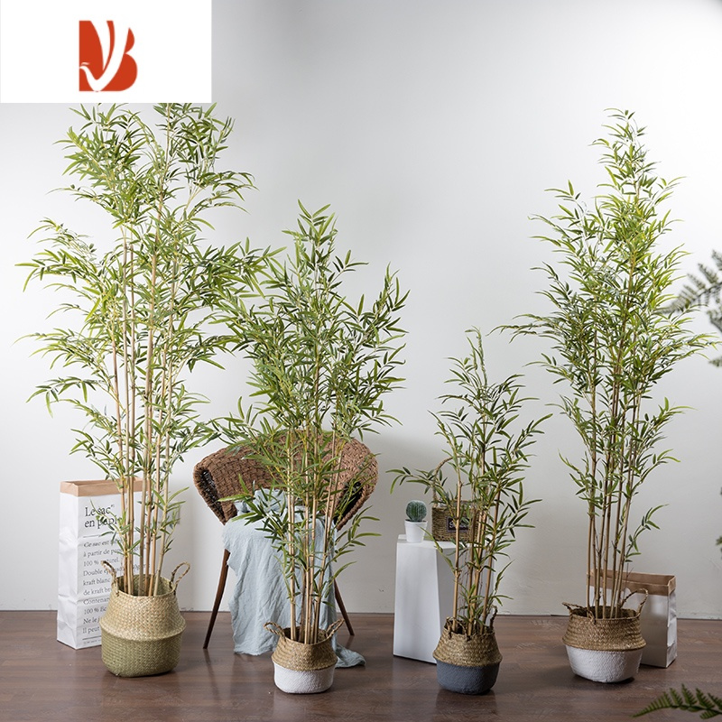 三维工匠新中式家居软装网红假竹子仿真植物装饰室内外造景绿植落地大