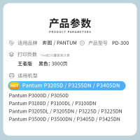 才进王者版PD-300硒鼓适用奔图P3225DN P3100DN粉盒P3405DN P3205DP3255DN P350