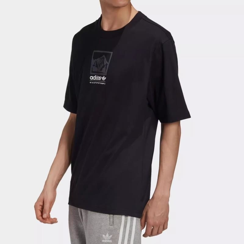 ADIDAS阿迪达斯三叶草短袖T恤运动休闲舒适针织圆领男装GP1115 Z