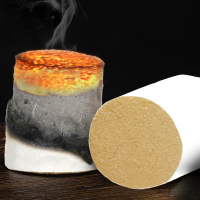 百年扁氏三年珍品蕲艾柱(54粒/盒)无烟家用陈艾随身艾灸盒专用短柱绒熏金艾条短粗 10盒[买5送5]