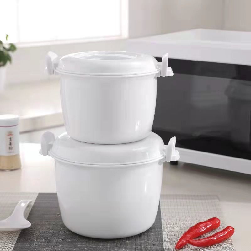 微波炉加热专用器皿家用蒸饭煲煮饭碗带盖饭盒蒸笼蒸锅盛米饭容器 树叶漏勺(1只装)