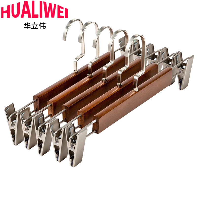 华立伟衣架防滑裤夹31cm组高清大图