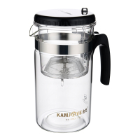 金灶 TP-200 大容量飘逸杯耐热玻璃茶具茶壶 透明 (单位:个)