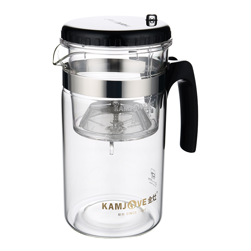 金灶 TP-200 大容量飘逸杯耐热玻璃茶具茶壶 透明 (单位:个)