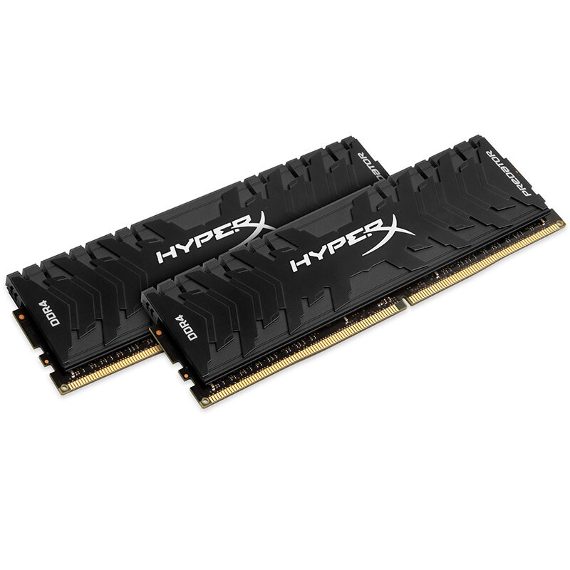 金士顿(Kingston) DDR4 3600 16GB(8G×2)套装 台式机内存 骇客神条 Predator掠食者系