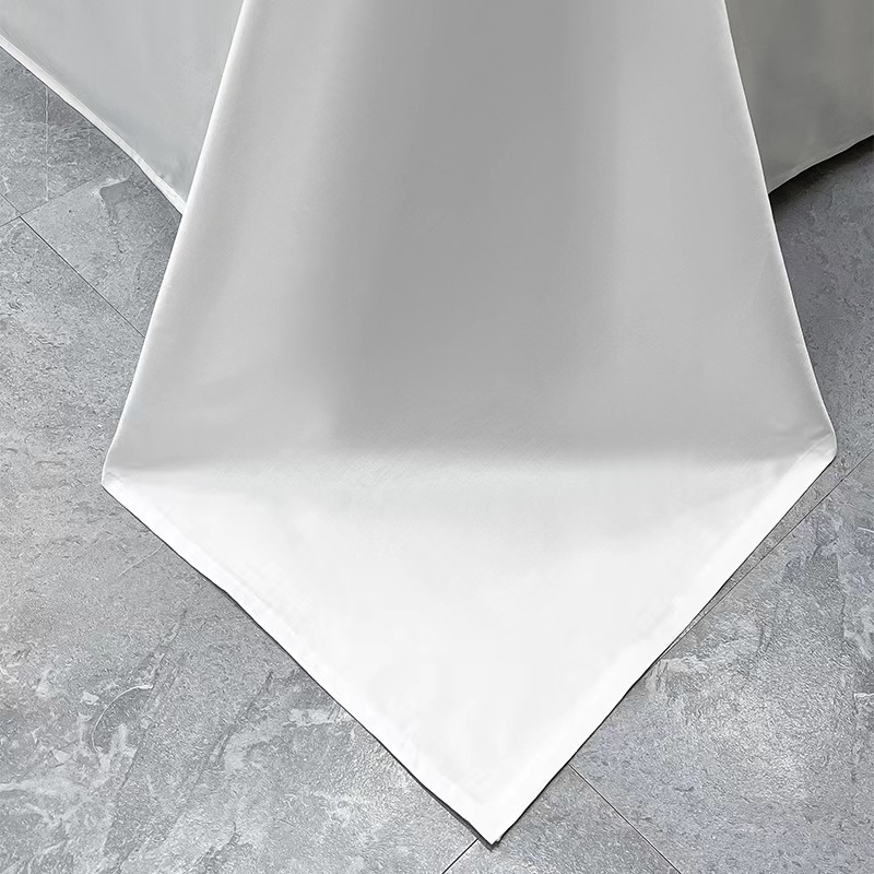 东纺拾光 DF2015 230*310cm双氧特漂白贡缎棉纱床单(计价单位:件)白色高清大图