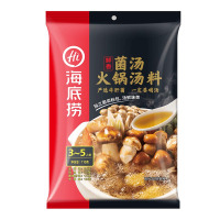 海底捞鲜香菌汤火锅底料110g 菌菇汤料菌香四溢 火锅底料 调味品 调味料 涮火锅美味鲜香 全家共享