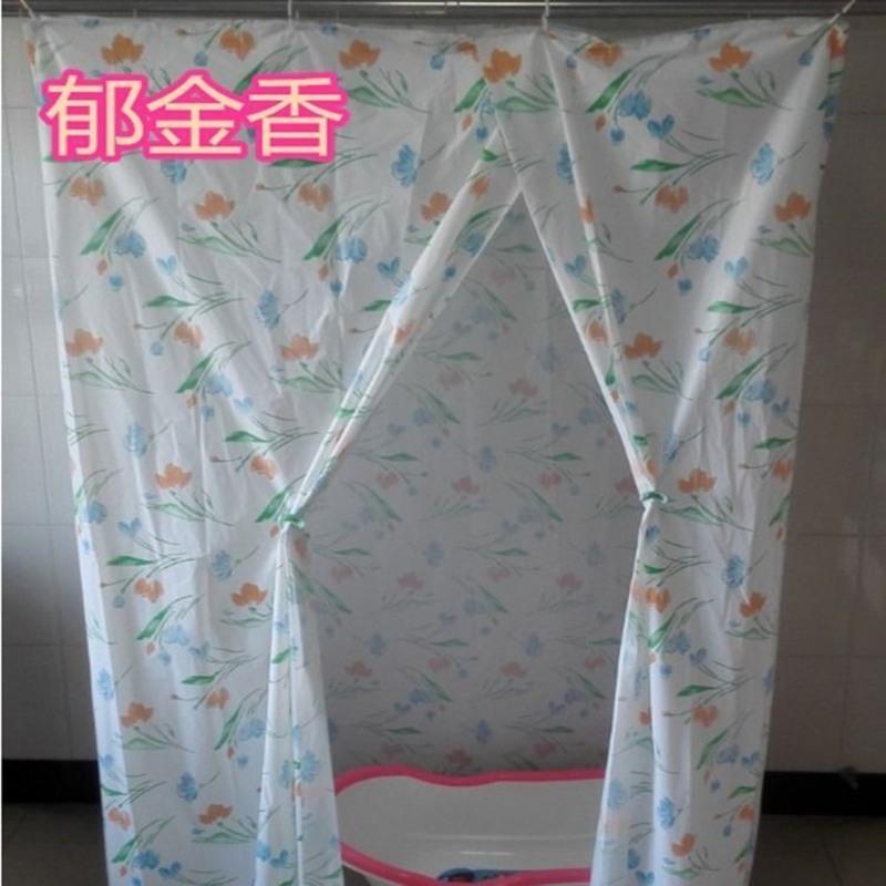 长115X宽75X高190厘米 此款透明白色(要花型的拍其他的) 洗澡帐篷浴罩冬季成人宝宝长方形保暖保温浴帐家用防水沐浴