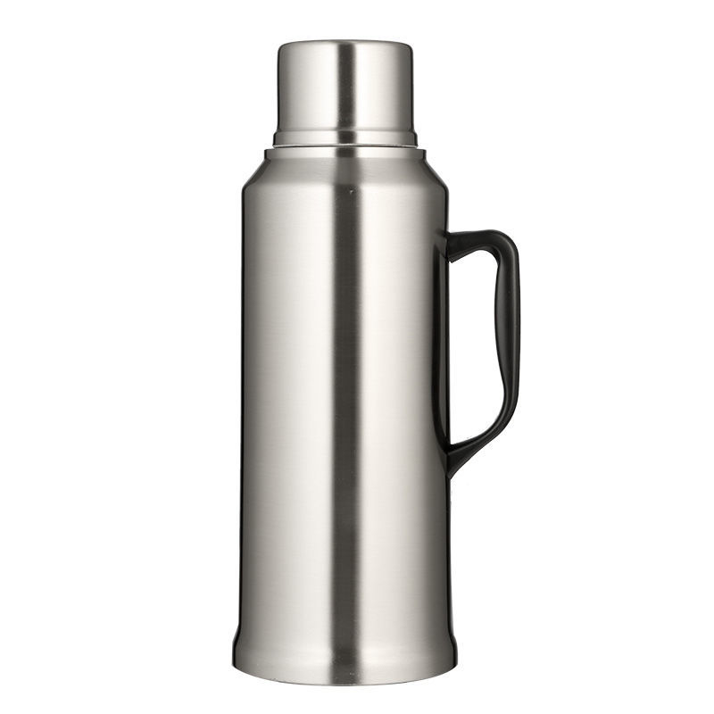 靓牌家用热水瓶不锈钢保温水瓶学生宿舍用暖瓶暖壶开水瓶大容量杯 银