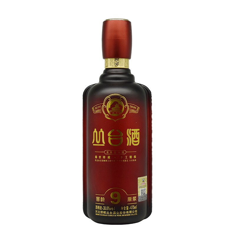 丛台酒 窖龄原浆9 浓香型白酒 38.8度 475ml 单瓶装