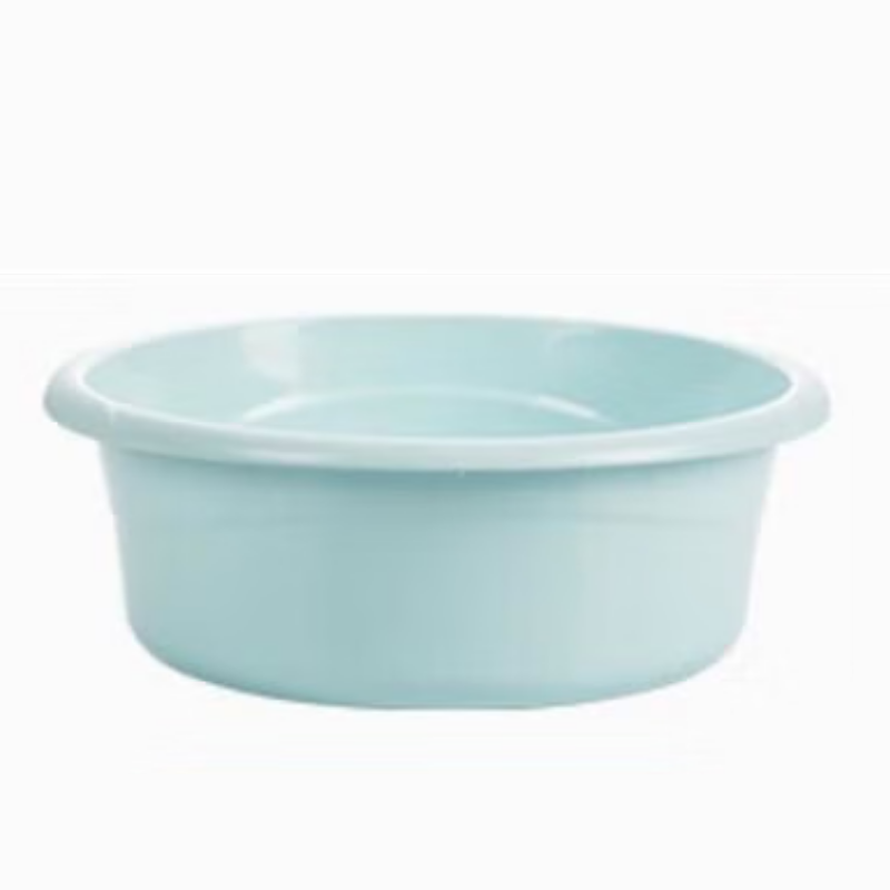 茶花(CHAHUA)03361K脸盆加厚加大家用婴儿加厚盆学生洗衣盆塑料盆宿舍洗脸盆 30cm 蓝色