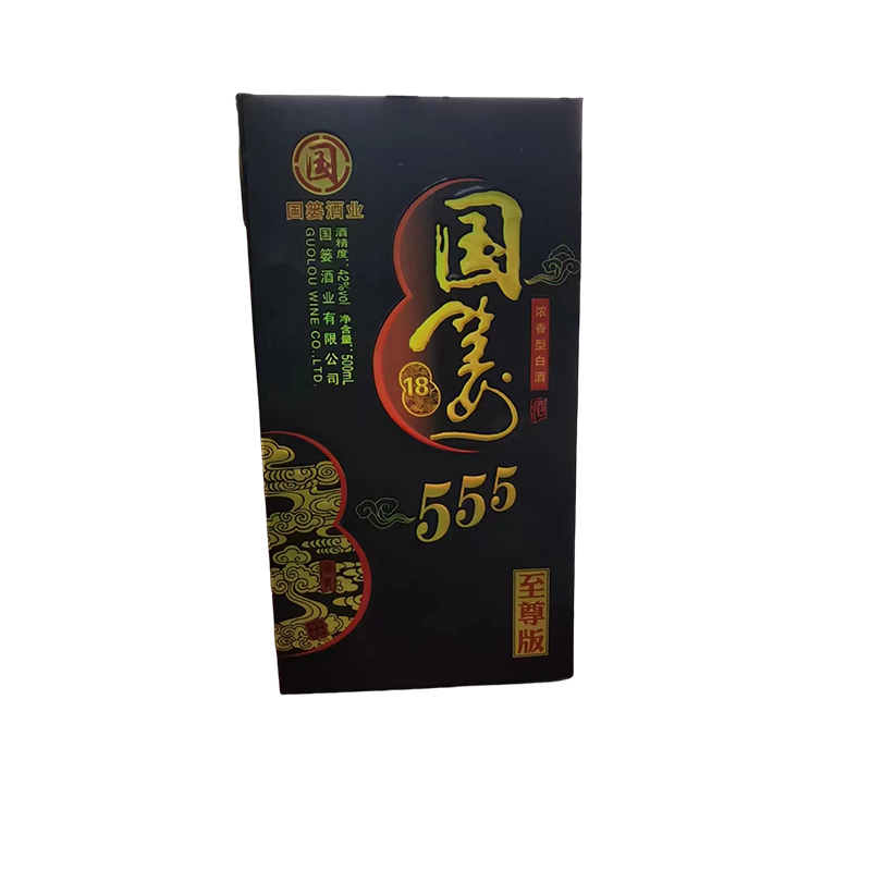 国篓 555 白酒 42度 浓香型白酒 500ml 单瓶装