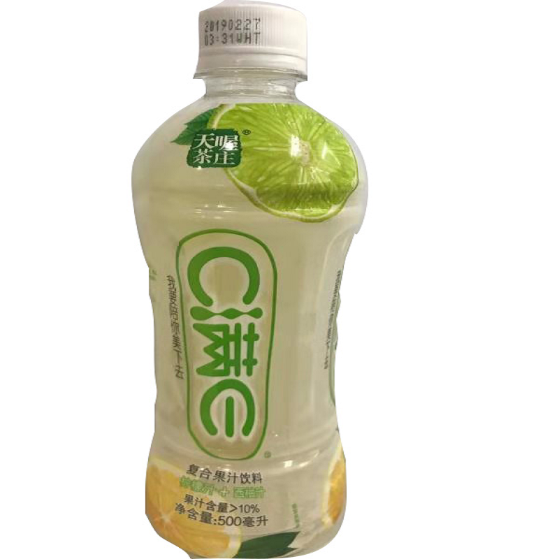 天喔茶庄c满e柠檬汁西柚汁瓶