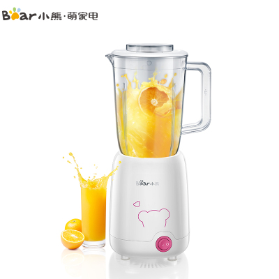小熊(Bear)料理机LLJ-B08J5 一杯一刀简易配置 一键操作 不锈钢高硬刀片 多功能家用榨汁搅拌机