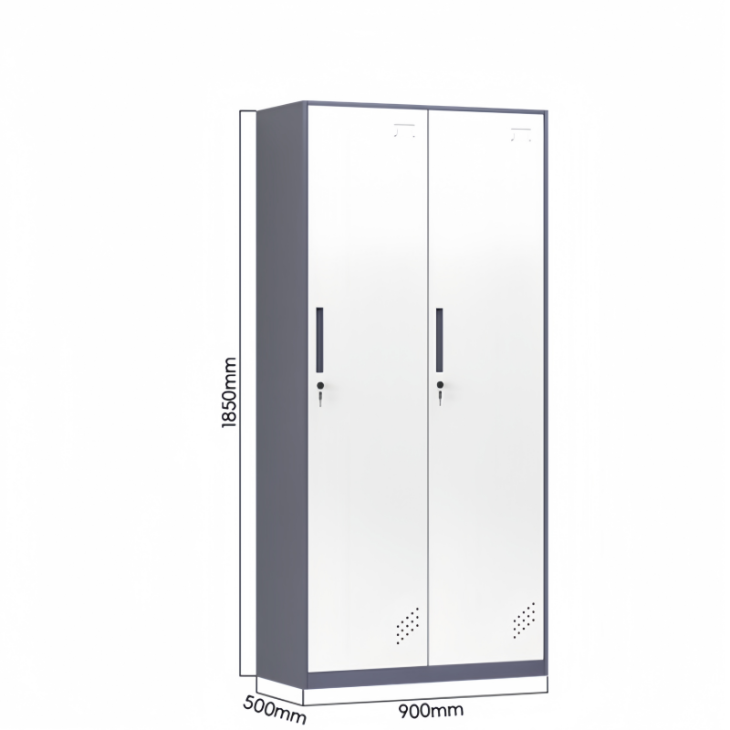 鑫龙都更衣柜二门高清大图