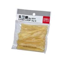 得力(deli)文具3211 乳胶圈 得力橡皮筋 30g包 银行财务 橡皮 默认颜色 3包装