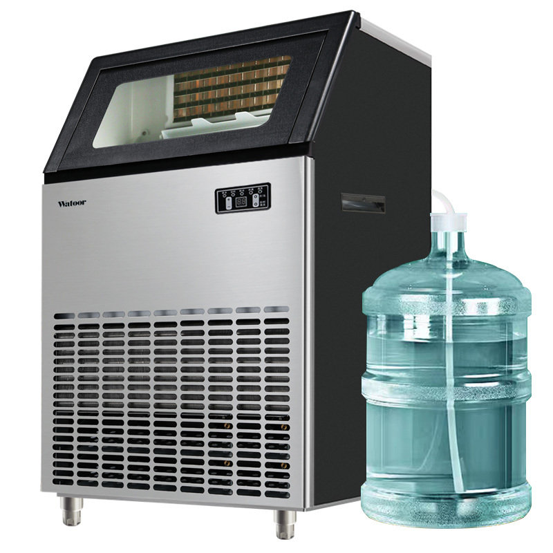 沃拓莱大型商用制冰机奶茶店150公斤两用款自动造冰块机