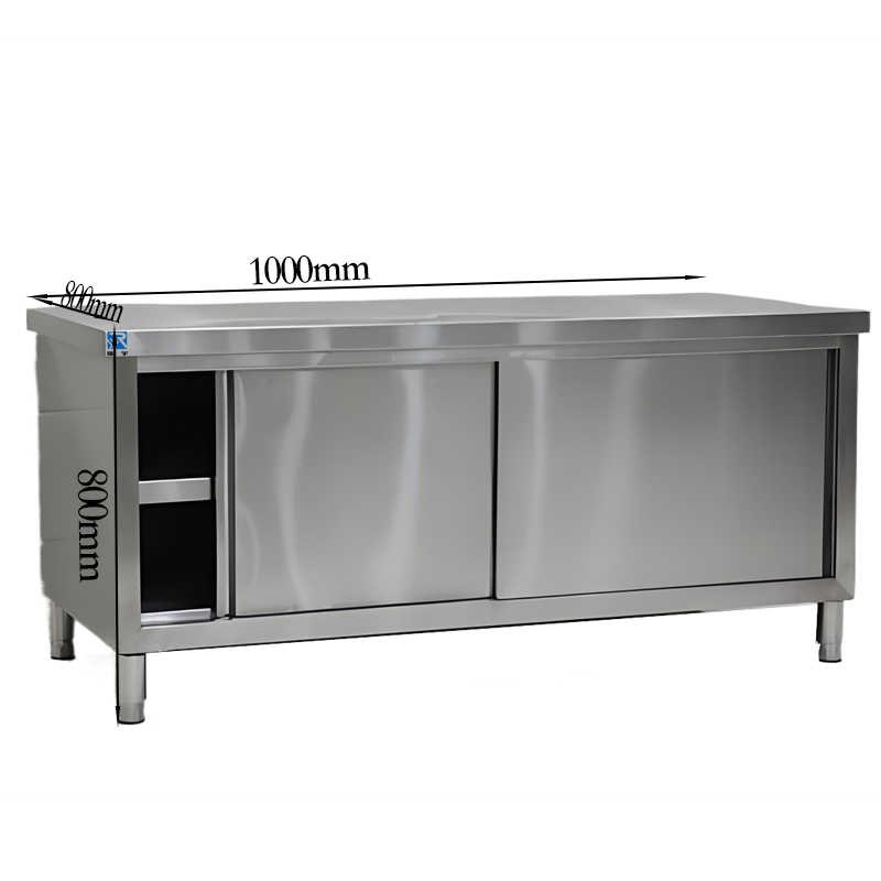 瑞宇工程款不锈钢单通柜1000*800*800mm/304#1.2mm高清大图