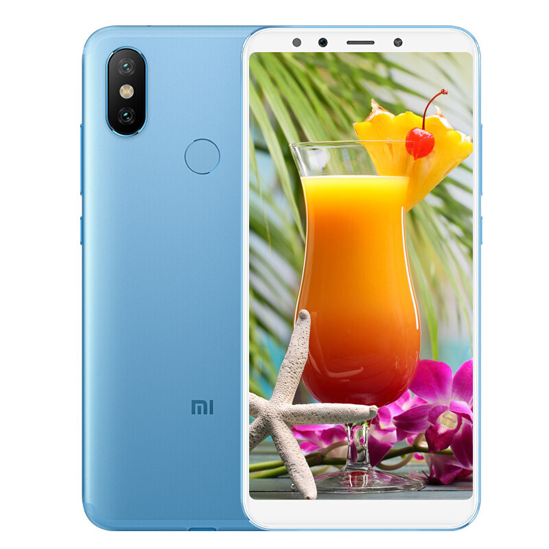 小米(mi) 小米6x 手机 全面屏 蓝色 移动联通电信全网通4g(6g 64g)