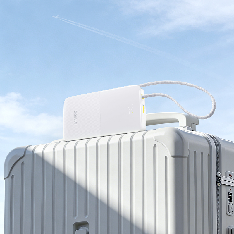 倍思EnerFill FC51数显自带线移动电源10000mAh 22.5W E00276(颜色随机发货)高清大图