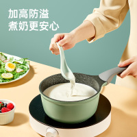 炊大皇麦饭石色微压快熟不粘小奶锅18cm宝宝婴儿辅食锅汤锅不挑炉灶通用锅NG18ZQ-1