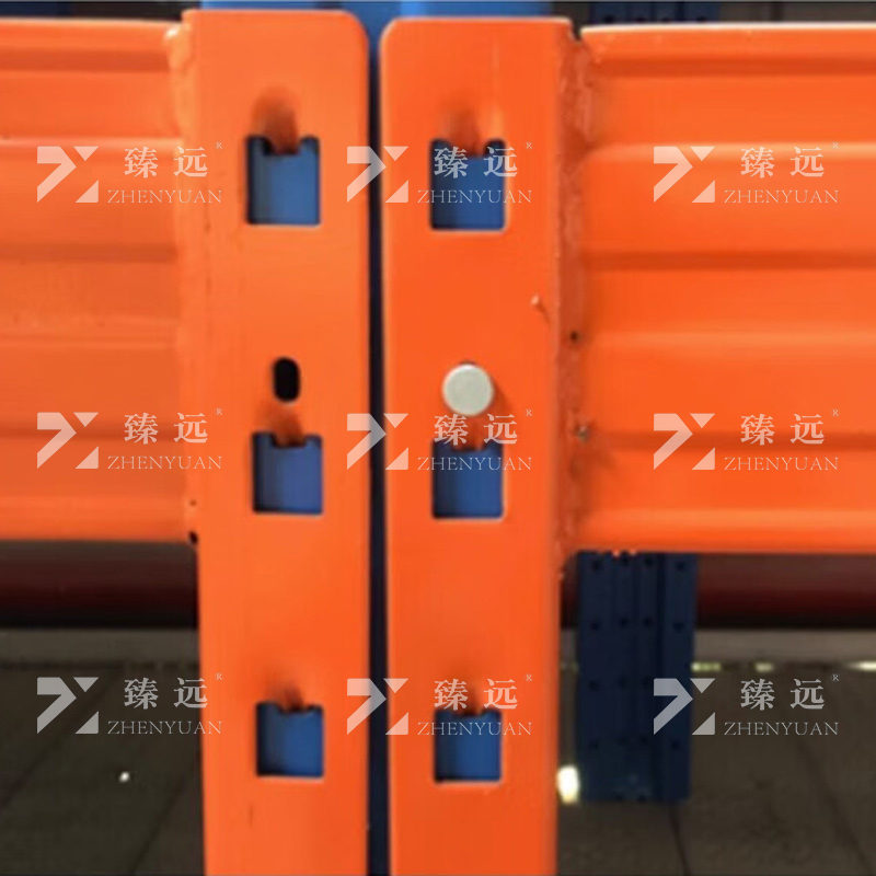 臻远 ZY4121448 重型货架仓储高位货架单层称重2000kg 蓝橘色主架2层