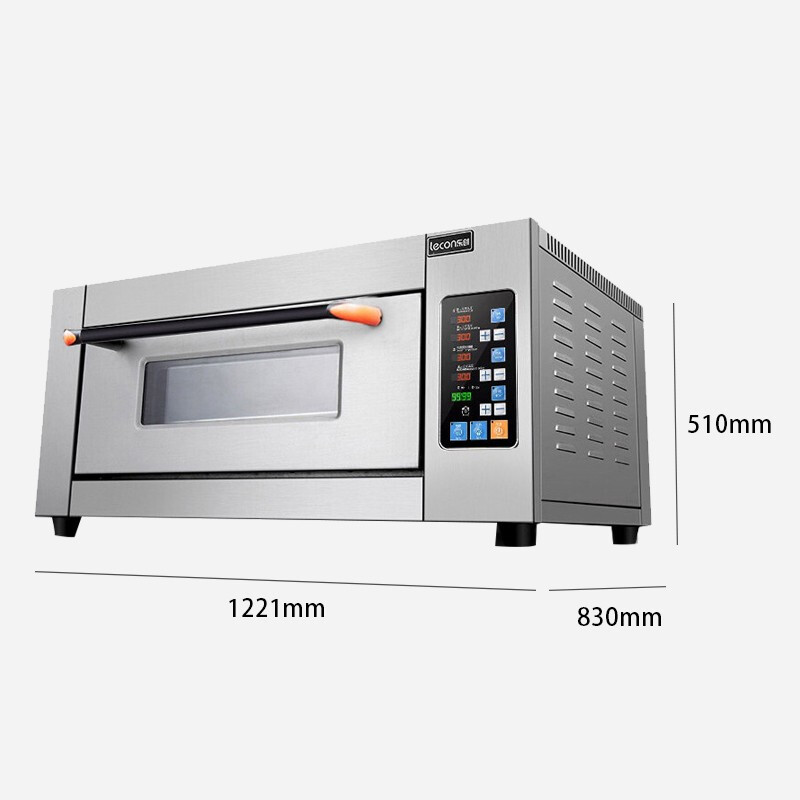 乐创(lecon)商用电烤箱 一层二盘烘焙电热烤箱 LC-J-KX102/103