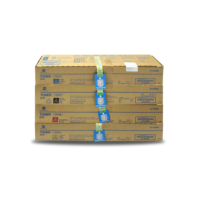 柯尼卡美能达(KONICA MINOLTA) TN319K 黑色 墨粉/碳粉 适用机型C360高清大图