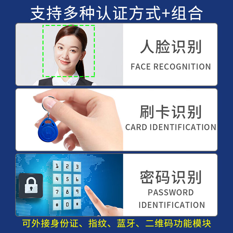 海康威视人脸识别门禁DS- K1T673M高清大图