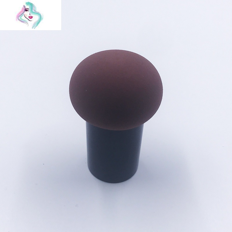 圆头小蘑菇头粉扑海绵美妆蛋化妆工具化妆球不吃粉气垫bb干湿两用你