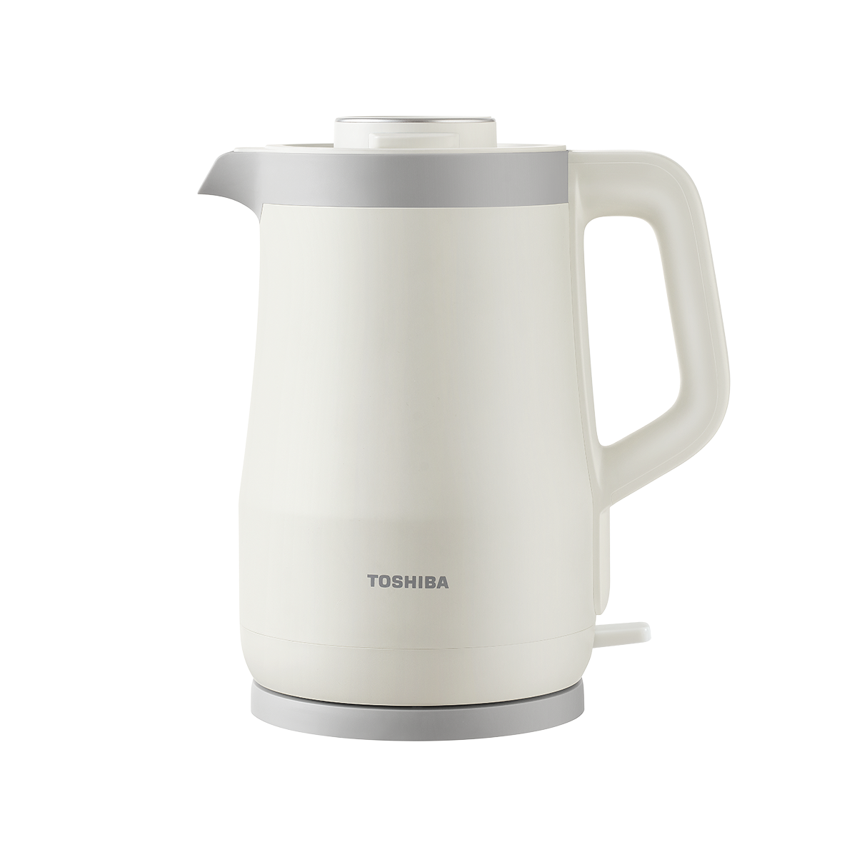 东芝(TOSHIBA)水物语安全倾倒防侧漏水壶防烫烧水壶电热水壶316L不锈钢1.5升大容量 KT-15DRSC(W)