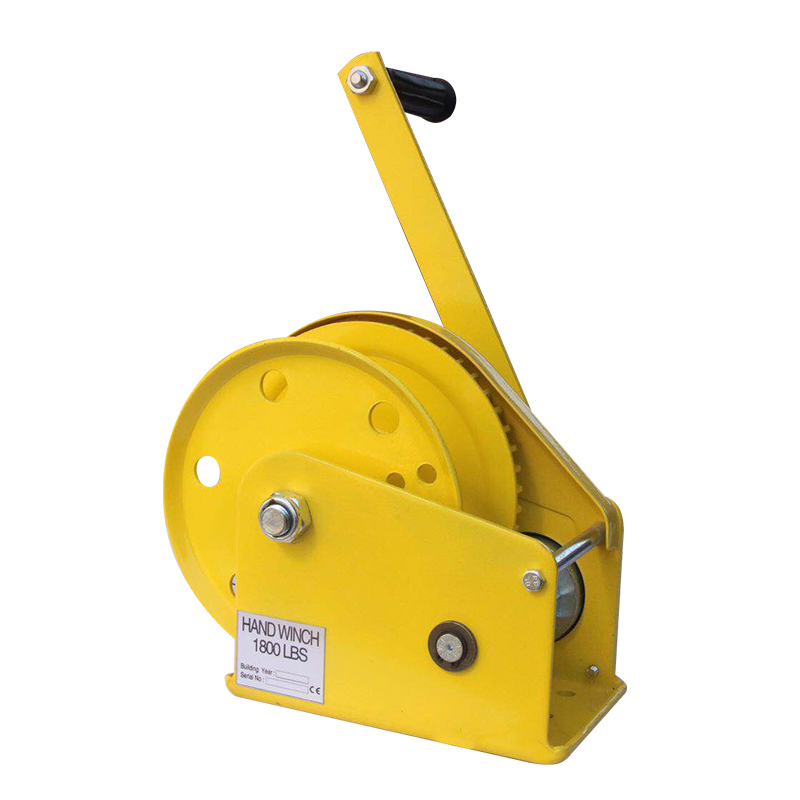手摇绞盘闪电客双向自锁手摇小吊机自锁式手动绞盘手摇牵引机便携小吊