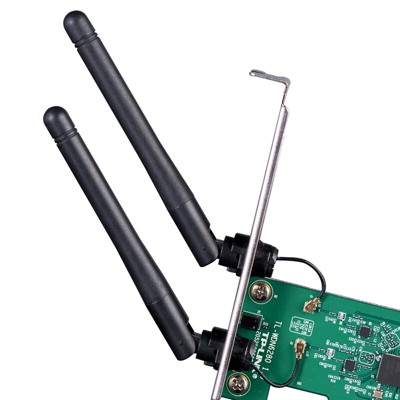 TP-LINK TL-WDN6280 AC1300双频无线PCI-E 5G双频台式机内置 wifi接收器(一个装)