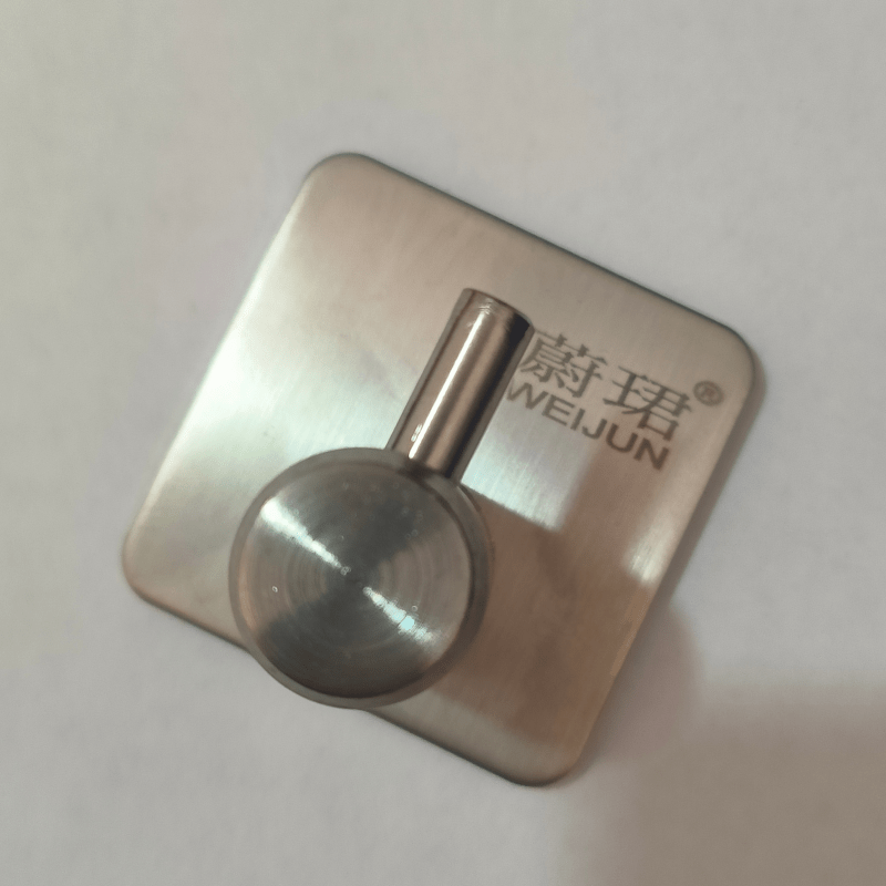 蔚珺304不锈钢拉丝衣帽钩粘钩通用型个高清大图