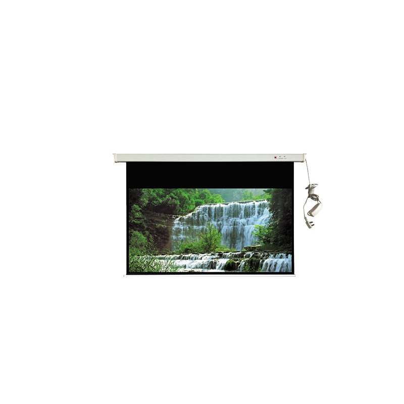 红叶100寸16:9电 动遥 控幕 布