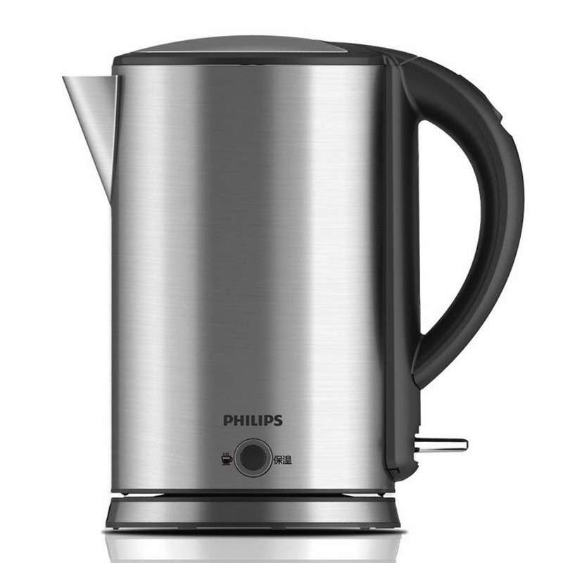 飞利浦(Philips) 电水壶 HD9316/03 保温家用热水壶 304不锈钢 PTC保温1.7升容量